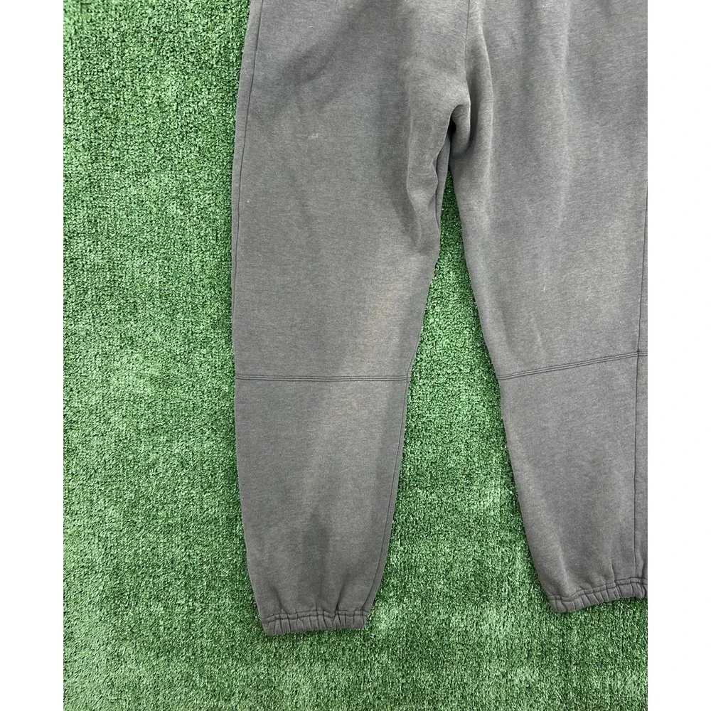 Vintage Nike Pants Mens M Gray Sweatpants Joggers Swoosh Logo Athletic Gym 90s - Picture 9 of 9